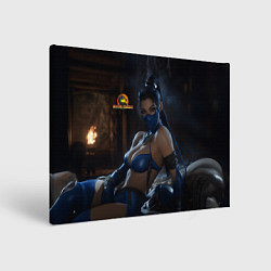 Холст прямоугольный Загадочная Китана, цвет: 3D-принт