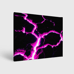 Холст прямоугольный Color pink black, цвет: 3D-принт