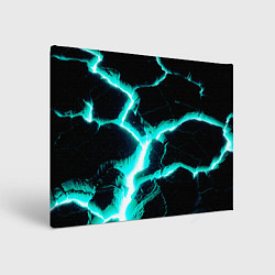 Картина прямоугольная Color light blue black