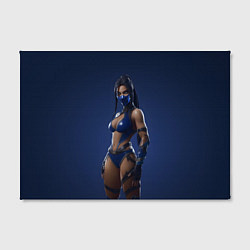 Холст прямоугольный Китана в латексном костюме, цвет: 3D-принт — фото 2