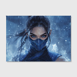 Холст прямоугольный Боец Китана Мортал комбат, цвет: 3D-принт — фото 2