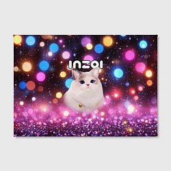 Холст прямоугольный Inzoi кошечка и логотип, цвет: 3D-принт — фото 2
