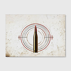 Холст прямоугольный Патрон на белом, цвет: 3D-принт — фото 2