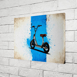 Холст прямоугольный Самокат с сиденьем, цвет: 3D-принт — фото 2