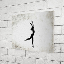 Холст прямоугольный Спортивная гимнастика на белом, цвет: 3D-принт — фото 2