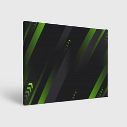 Картина прямоугольная Color black green