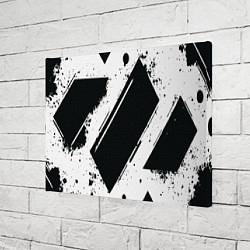 Холст прямоугольный Color black white, цвет: 3D-принт — фото 2