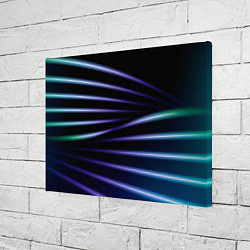 Холст прямоугольный Color black blue, цвет: 3D-принт — фото 2