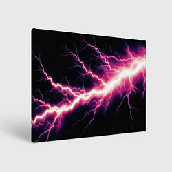 Холст прямоугольный Lightning pink, цвет: 3D-принт