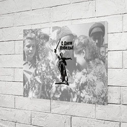 Холст прямоугольный Победа 80 лет родина мать, цвет: 3D-принт — фото 2