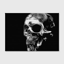 Холст прямоугольный Стилизованный череп, цвет: 3D-принт — фото 2