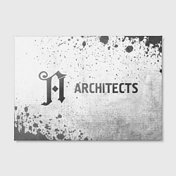 Холст прямоугольный Architects - white gradient по-горизонтали, цвет: 3D-принт — фото 2