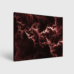 Холст прямоугольный Lightning red, цвет: 3D-принт