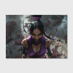 Холст прямоугольный Сумасшедшая Милина без маски, цвет: 3D-принт — фото 2