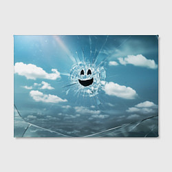 Холст прямоугольный Смайл Черное зеркало, цвет: 3D-принт — фото 2