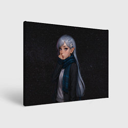 Холст прямоугольный Эмилия реализм, цвет: 3D-принт