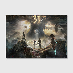 Холст прямоугольный Экспедиция Clair Obscur expedition 33, цвет: 3D-принт — фото 2