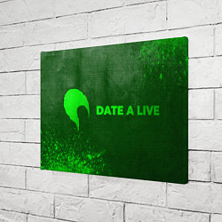 Холст прямоугольный Date A Live - green gradient по-горизонтали, цвет: 3D-принт — фото 2