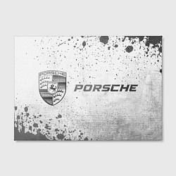 Холст прямоугольный Porsche - white gradient по-горизонтали, цвет: 3D-принт — фото 2