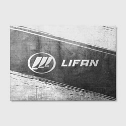 Холст прямоугольный Lifan - grey gradient по-горизонтали, цвет: 3D-принт — фото 2