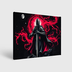 Холст прямоугольный Рыцарь-крестоносец ордена красной звезды, цвет: 3D-принт