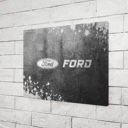 Холст прямоугольный Ford - grey gradient по-горизонтали, цвет: 3D-принт — фото 2