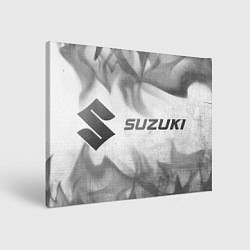 Холст прямоугольный Suzuki - white gradient по-горизонтали, цвет: 3D-принт