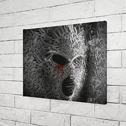 Холст прямоугольный Маска каллиграфия, цвет: 3D-принт — фото 2