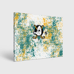 Картина прямоугольная Anaheim Ducks NHL white
