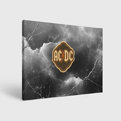 Картина прямоугольная ACDC ретро логотип