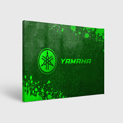 Холст прямоугольный Yamaha - green gradient по-горизонтали, цвет: 3D-принт