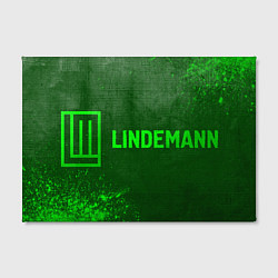 Холст прямоугольный Lindemann - green gradient по-горизонтали, цвет: 3D-принт — фото 2