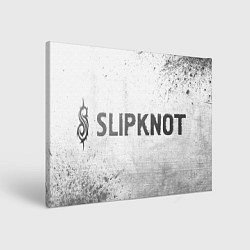 Холст прямоугольный Slipknot - white gradient по-горизонтали, цвет: 3D-принт
