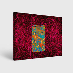 Холст прямоугольный Astro в стиле психоделики, цвет: 3D-принт