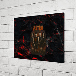 Холст прямоугольный Astro в стиле хэви-метал, цвет: 3D-принт — фото 2
