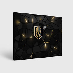 Холст прямоугольный Вегас Голден Найтс - НХЛ хоккей, цвет: 3D-принт