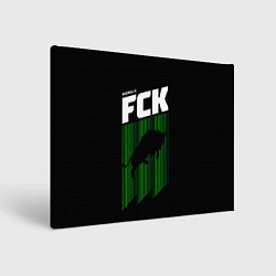 Холст прямоугольный FC Krasnodar, цвет: 3D-принт