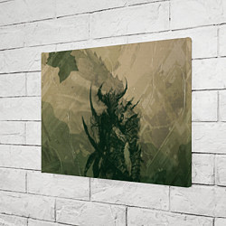 Холст прямоугольный Драконий всадник, цвет: 3D-принт — фото 2