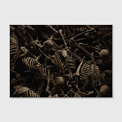 Холст прямоугольный Человеческие кости, цвет: 3D-принт — фото 2