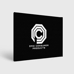 Холст прямоугольный OCP - RoboCop, цвет: 3D-принт