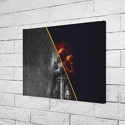 Холст прямоугольный Темный рыцарь в унынье, цвет: 3D-принт — фото 2
