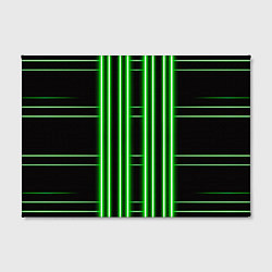 Холст прямоугольный Neon green, цвет: 3D-принт — фото 2