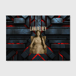 Холст прямоугольный Lana Del Rey в греческом стиле на троне, цвет: 3D-принт — фото 2