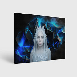 Холст прямоугольный Леди Гага стиль снежной королевы, цвет: 3D-принт