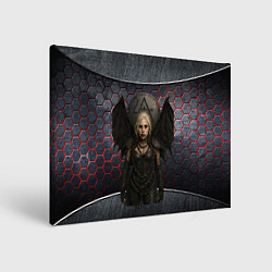 Холст прямоугольный Леди Гага в стиле вампирши, цвет: 3D-принт