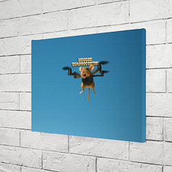 Холст прямоугольный Mousini Quadrocoptini мем, цвет: 3D-принт — фото 2