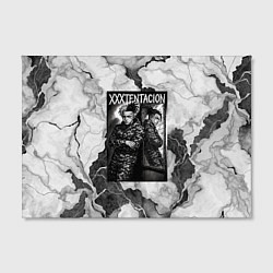 Холст прямоугольный XXXTentacion облокотился об зеркало, цвет: 3D-принт — фото 2