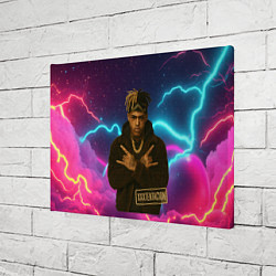 Холст прямоугольный XXXTentacion с цепью, цвет: 3D-принт — фото 2