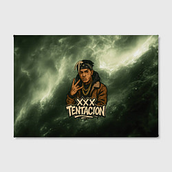 Холст прямоугольный XXXTentacion anime, цвет: 3D-принт — фото 2