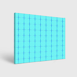 Холст прямоугольный Сolor blue line, цвет: 3D-принт